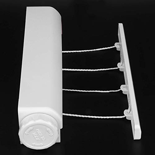 Corde à linge rétractable extérieure et intérieure pour petits espaces - 6