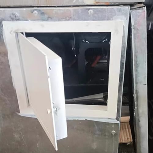 Puerta de Acceso a Pared para cableado eléctrico Oculto de plomería, Tapa Cuadrada Resistente a la oxidación, Panel de Servicio para hospitales, escuelas y hoteles (28 x 28 cm)