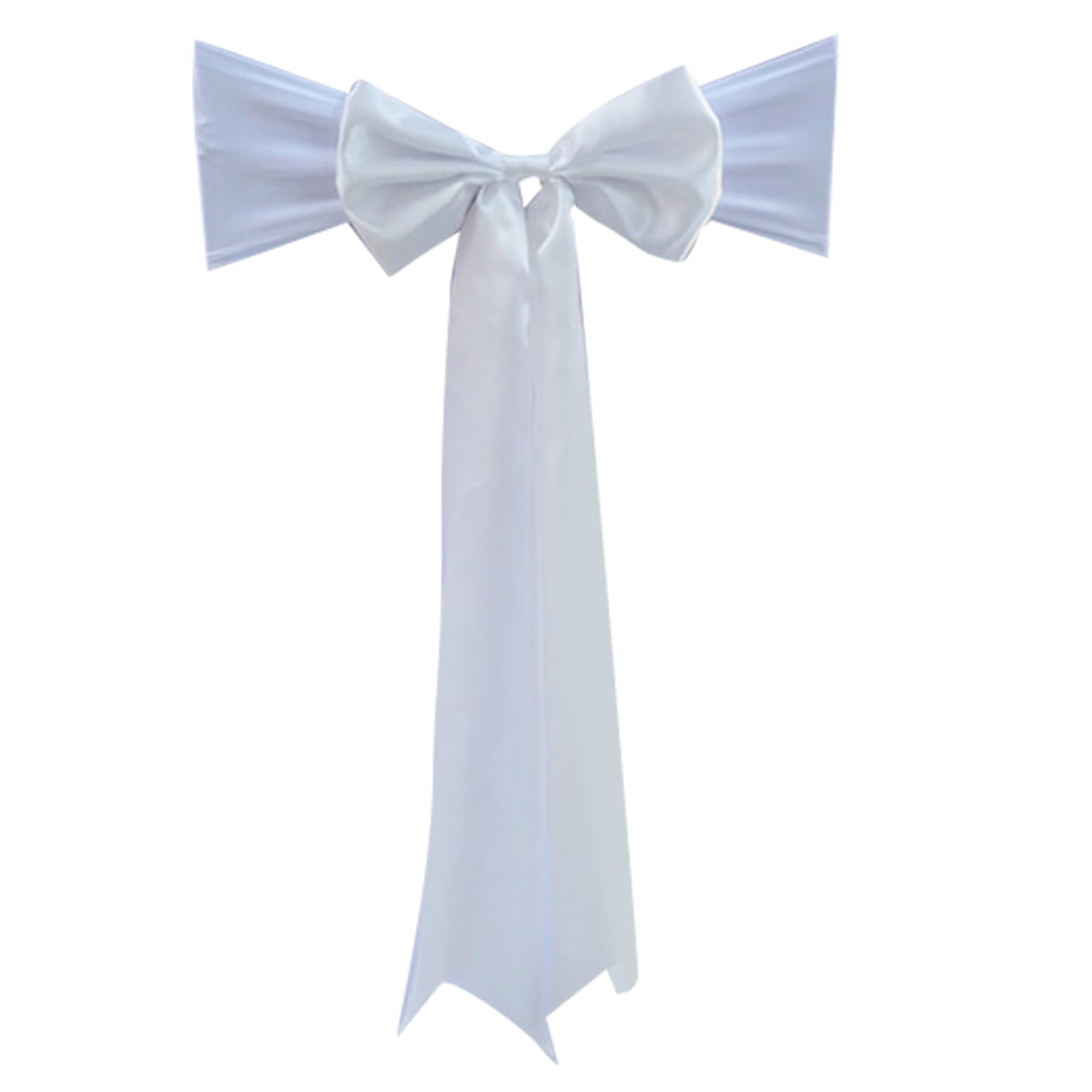 Tsophreniq Chair Back Cover Ribbons with Extended Tail Ribbon for Wedding Enhances Event Space Decoration Styling