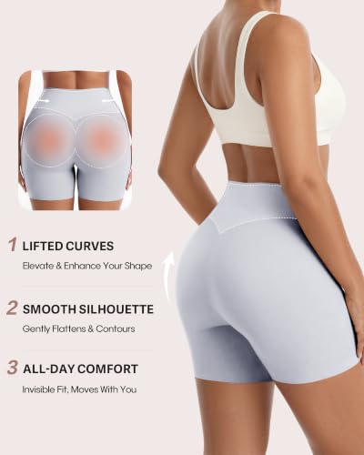Image of Tummy Control Shapewear Shorts for Women Under Dress Womens Compression Shorts Under Dress Shapewear