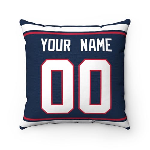 Image of ANTKING Throw Pillow 2 Pack Custom Any Name and Number Personalized Gift for Men Women Boys