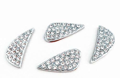 YUWATON Car Interior Trim Fiting Rhinestone Steering Wheel Sign Logo Crystal Bling Accessories fit f - //coolthings.us
