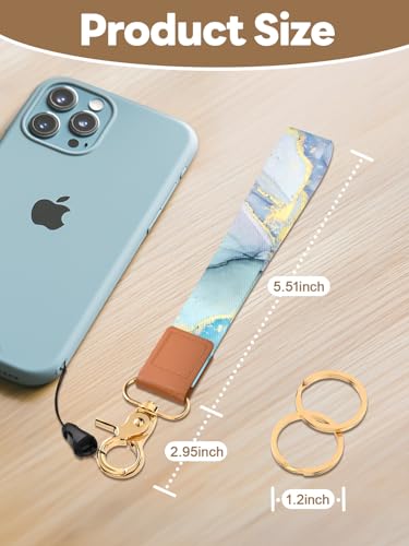 Image of Wristlet Keychain for Women and Men, Key Chain Holder, Wrist Lanyard for Keys