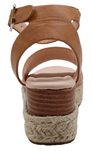 Apakowa Girls Sandals Flatform Wedge Open Toe Summer Sandals Shoes Little Big Kid Flower Girl Heels Dress Shoes (Little Kid/Big Kid)4