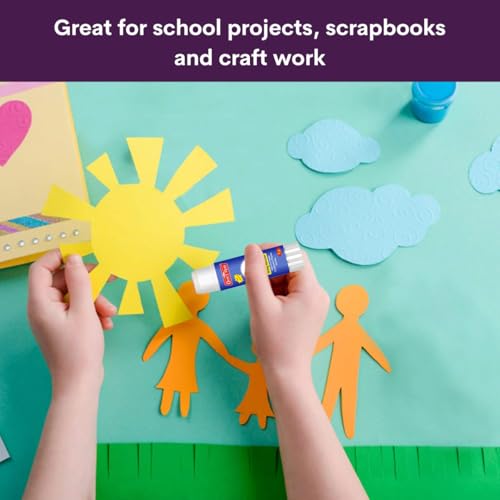 Image of Soni Officemate Glue Stick 8 gm Pack of 30 |Strong Hold, Quick-Dry PVP Adhesive | Child-Safe & Multi-Purpose | Ideal for DIY, School, Office & Craft Use