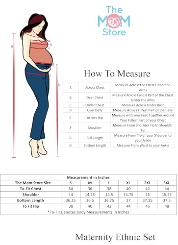 Image of The Mom Store Maternity Nursing and Feeding Kurta Set | Nursing Zippers | Pre and Post Pregnancy | Raw Silk | Kurta Pant Set | Solid |