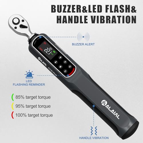 ALAIAL 1/4 Drive Digital Torque Wrench
