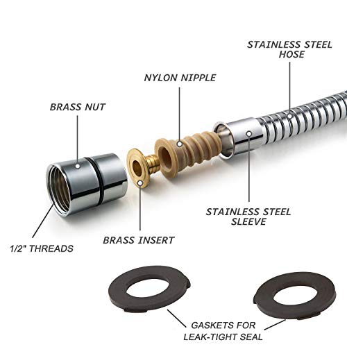 Xnuoyo Tubo Doccia, Flessibile per Tubo Doccia in