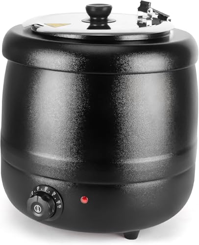 Kobbey 10 LTR Soup Warmer Electric Heater Pot Soup Kettle Soup Maker for Catering & Restaurants
