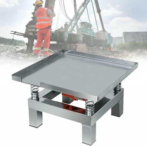 Mesa Vibradora para Hormigón, Plataforma de Vibración de Acero Inoxidable para Laboratorio, para Eliminar Burbujas y Agitar Precipitados miniatura 1