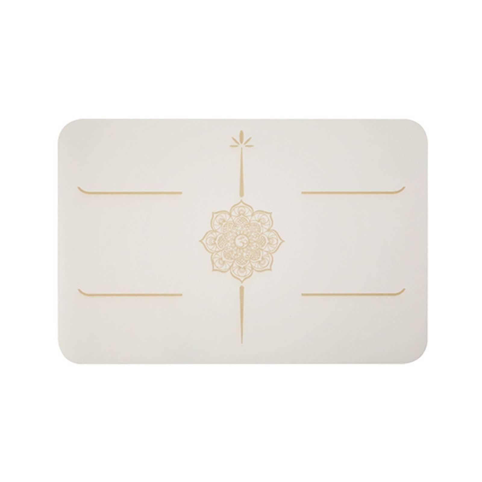 Handstand Mat Double-layeredLayer Fitness Mat with Alignment Lines Non-Slip for Yogis, Athletes, Home Workouts Beige-image-16