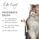 Eye Envy ProPowder Applikatorpinsel für Hunde und Katzen | Zum sicheren und gleichmäßigen Auftragen von Tear Stain Powder | Klein | Waschbares superfeines Faserhaar | Lange zugespitzte Borsten