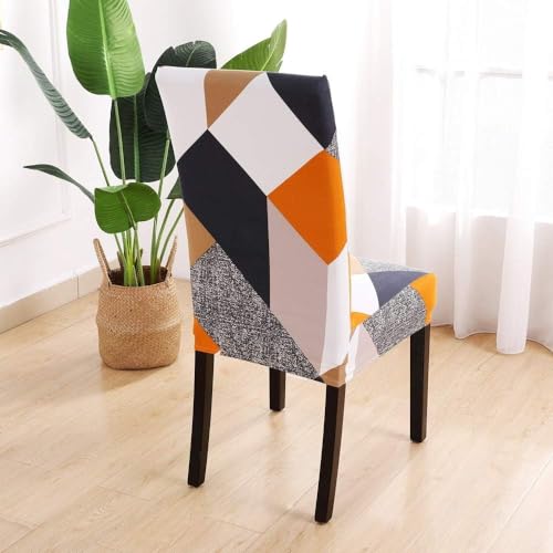 Image of P-PLUS INTERNATIONAL Office Chair Cover Dinning Chair Cover Seat Covers for Dining Chairs Rolling Chair Cover Computer Chair Cover Chair Cover 1 Piece Cover for Office Chair (Set of 1)