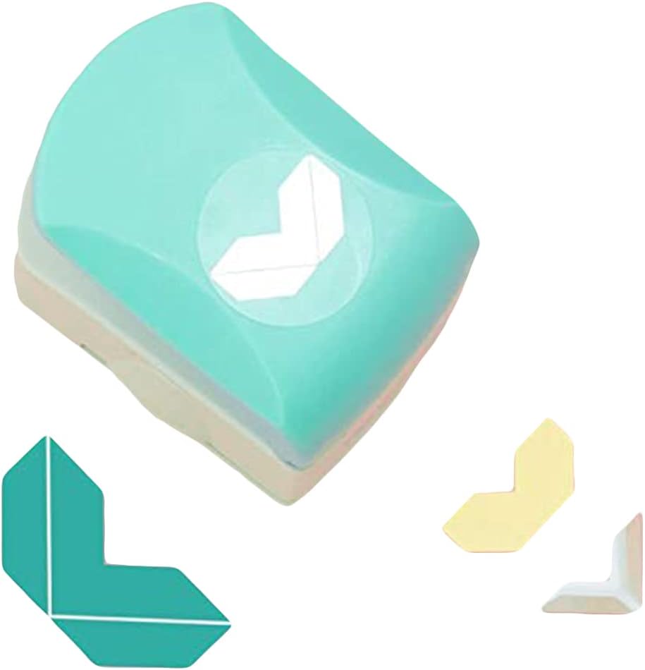 Lever Press Basic Shape Corner Punch for Paper and Cardstock | for Embellishing Photographs in Scrapbooking and Crafting | Size Approx. 7.2 x 5.6 x 8.1 cm (2.83" x 2.20" x 3.19")