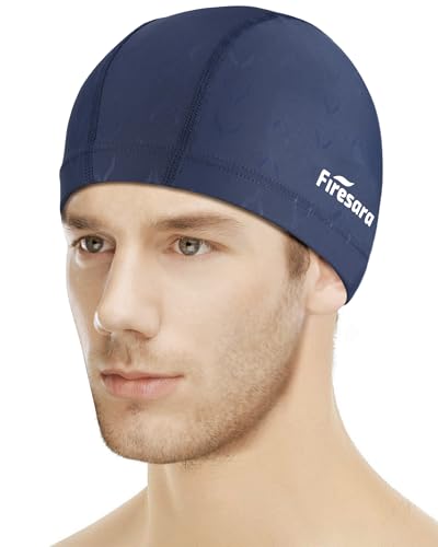 Firesara Fishtail Fabric Swimming Cap Women Men