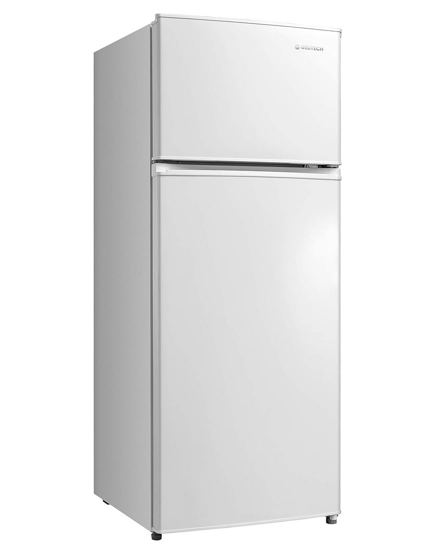 GEDTECH GE217DP Blanc Réfrigérateur Congélateur Haut 217L Classe E