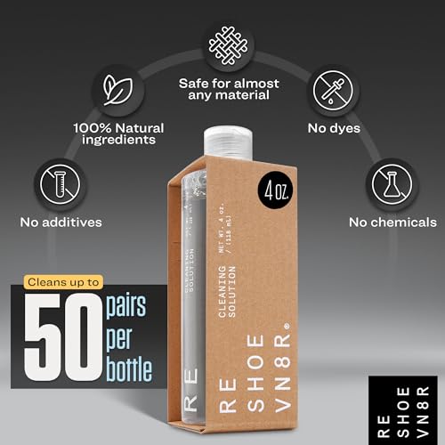 Reshoevn8r Premium Shoe and Sneaker Cleaning Kits, for for Suede, Mesh, Leather, Nubuck and Most Materials