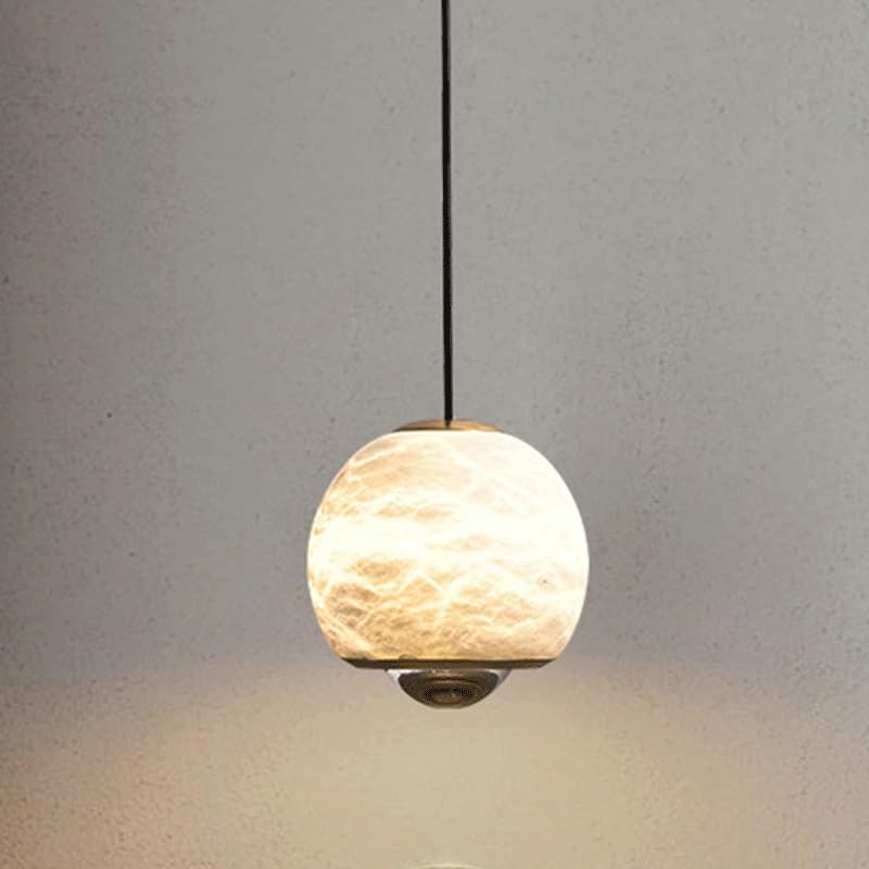 Lampe suspendue couleur chaude pour une ambiance de chambre apaisante