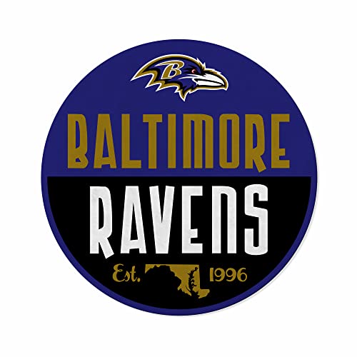 Rico Industries NFL Football Baltimore Ravens Classic Shape Cut Pennant - Home and Living Room Décor - Soft Felt EZ to Hang