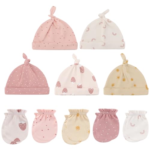 Image of MAMIMAKA Newborn Layette Gift Set 27-Piece Baby Girl Clothes Bodysuits, Pants Essentials and Accessories 0-12Months