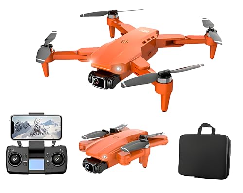 Drone Grande Lyzrc L900 PRO GPS 4K – Drone L900 Pro com Câmera Dupla, Wi-Fi 5GHz, Longo Alcance 1200m, Estabilização, Retorno Automático, Voo Inteligente (laranja)