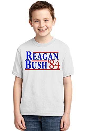 P&B Reagan Bush 84 (Blue Text) Youth T-Shirt