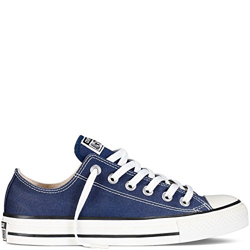 Converse Unisex Shoes All Star Low Top Navy Blue Skateboarding Sneakers (10.5 B(M) US Women / 8.5 D(M) US Men)