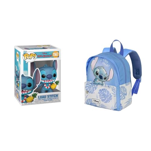 Funko Pop Disney Luau Stitch – Figurina da collezione Lilo & Stitch, Zaino Disney Cheeky Joy Preschool 22×27 cm 5L