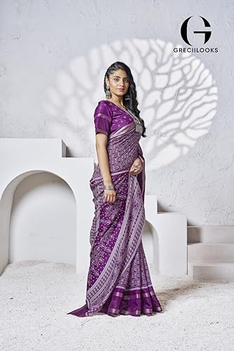 Image of GRECIILOOKS Saree | Women Saree | Saree for women latest design | Saree | Saree for Women | Silk Saree | Banarasi Saree