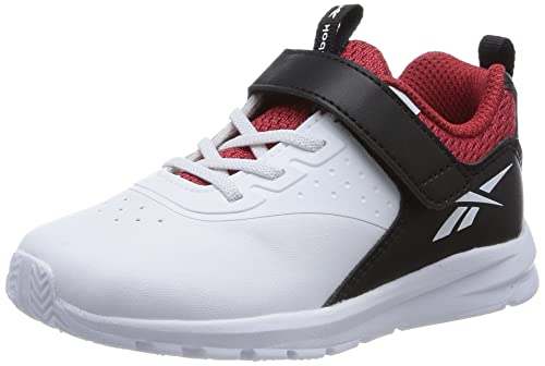 Reebok Rush Runner 4.0, Basket Bébé garçon, Footwear White/Core Black/Vector Red, 25.5 EU