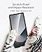 Miimall for Samsung Galaxy Z Fold 6 Case with S Pen Holder Slot [Military Grade Drop][Built-in Privacy Screen & Invisible Kickstand] Slim Thin Protective Phone Case for Galaxy Z Fold 6 Cover Black