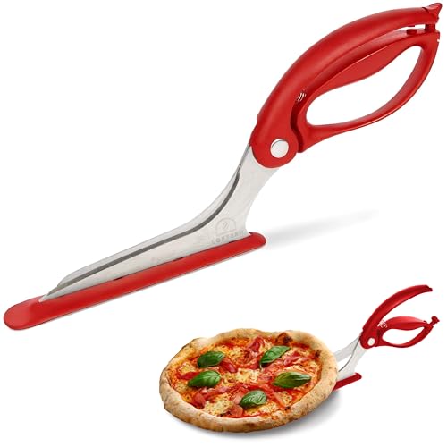 Loftern Red Pizza Scissors - Non-Stick Pizza Cutter