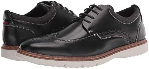 Stacy Adams Men's Synergy Wingtip Lace Up Oxford, Black, 10.5 M US | Image 6