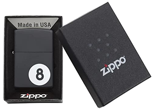 Encendedor Zippo Fox 8-Ball Negro miniatura 3