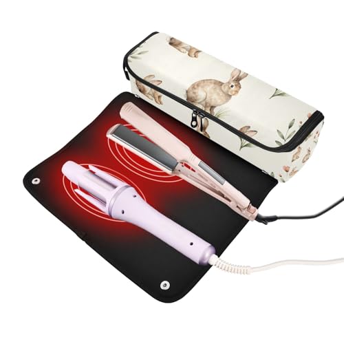 Bolsa de viaje para herramientas de cabello con protector térmico miniatura 2