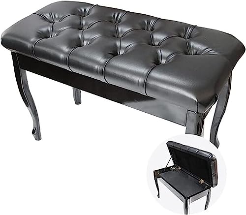 Tabouret de piano tabouret de coiffeuse tabouret de piano en bois banc de piano confortable Duet tabouret rembourré rembourré avec éponge haute résilience et compartiment de rangement 76 x 35 x 49 cm - Les Beatles, Paul McCartney, John Lennon, RIngo Starr, George Harrison Tabouret de piano tabouret de coiffeuse tabouret de piano en bois banc de piano confortable Duet tabouret rembourré rembourré avec éponge haute résilience et compartiment de rangement 76 x 35 x 49 cm