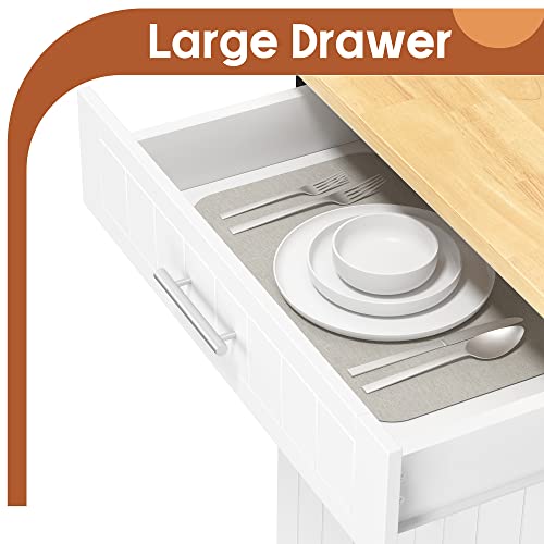 JY-QAQA-26-Kitchen-Island-on-Wheels-with-Storage-Cabinet-Kitchen-Cart-Cabinet-with-Shelves-Cart-Handle-for-Towel-Rack-or-Free-Mobility-Portable-Islands-for-KitchenWhite JY QAQA 26 Kitchen Island on Wheels with Storage Cabinet Kitchen Cart Cabinet with Shelves Cart Handle for Towel Rack or Free Mobility Portable Islands for KitchenWhite