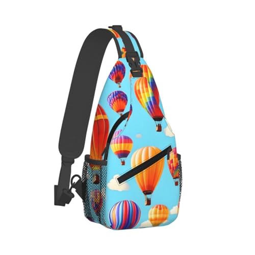 Morrales tipo bandolera con diseño globos aerostáticos miniatura 2