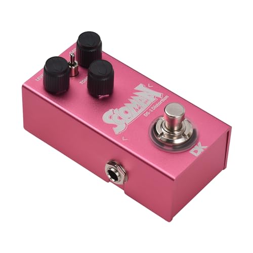 Jemora DK Soloman Pédale de distorsion Pédale d’effets de guitare électrique True Bypass Coque métallique DC 9 V 6,35 mm Interface d’entrée/sortie Mini effecteur de distorsion de guitare - Les Beatles, Paul McCartney, John Lennon, RIngo Starr, George Harrison Jemora DK Soloman Pédale de distorsion Pédale d'effets de guitare électrique True Bypass Coque métallique DC 9 V 6,35 mm Interface d'entrée/sortie Mini effecteur de distorsion de guitare