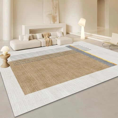 Frisence ラグマット 120×160cm 洗える 厚手 シャギーラグ カーペット 防音 防寒 滑り止め付き ふわふわ やわらかい マイクロファイバー 北欧風 モダン おしゃれ ホットカーペット・床暖房対応 ペット・子供部屋・リビング用 FRISY0