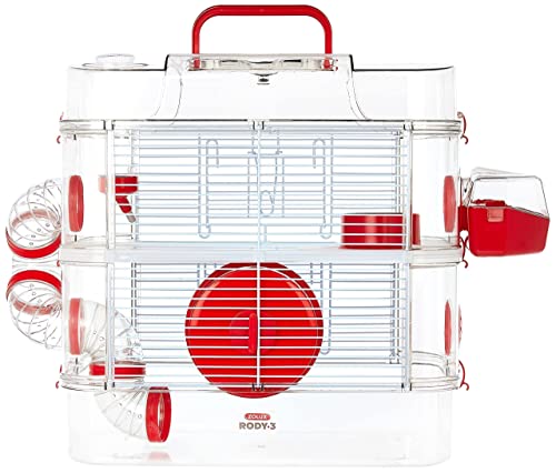 Zolux Käfig für Hamster, Mäuse, Rennmäuse, 3 Zoll, 1 Stück (1er Pack)