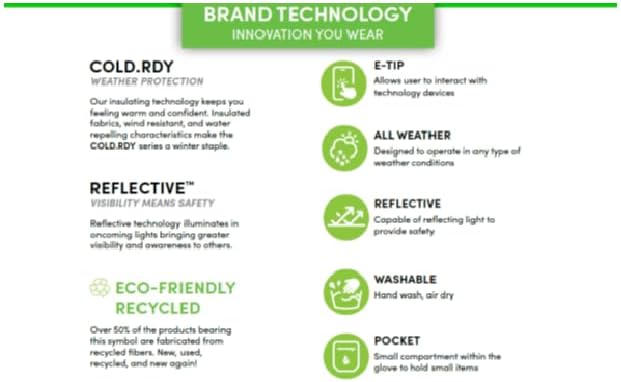 Adidas Winter Performance Edge 2.0 Glove with Multiple Touchscreen Conductivity Points - Image 3