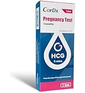CorDx One Step hCG Pregnancy Test Cassette - 7 Pack