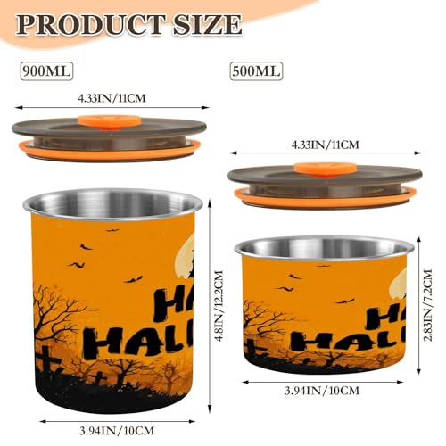 Envase para Almacenamiento de Café 500 ml Acero Inoxidable miniatura 2