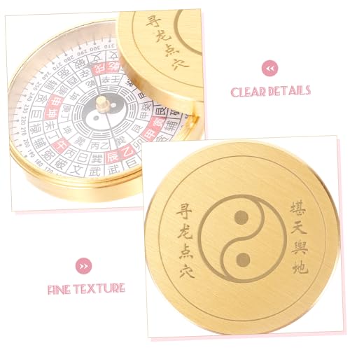 Boussole chinoise vintage VANZACK portable pour camping