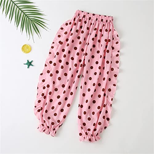 Moonker Toddler Girls Linen Blomer Pants Lightweight Baggy Cotton Elastic Waist Lanten Trousers Floral Girls Hot3