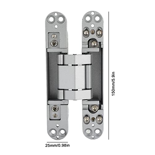 1 Set Hidden Door Hinges, Cross Hidden Hinges - Image 4