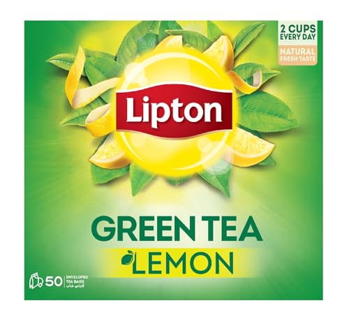 Lipton Green Tea Lemon 50 Envelope Teabags