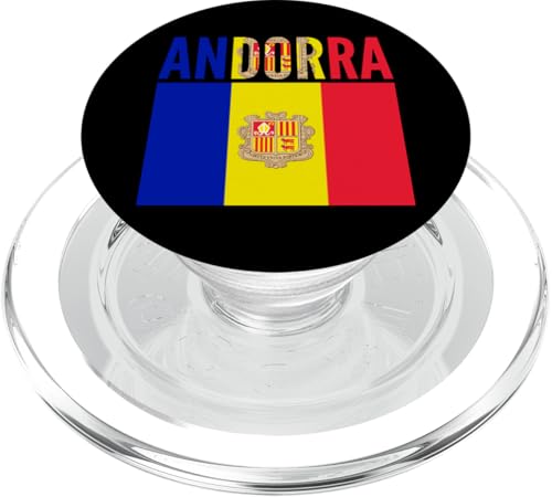 Bandera de Andorra - Andorra PopSockets PopGrip para MagSafe