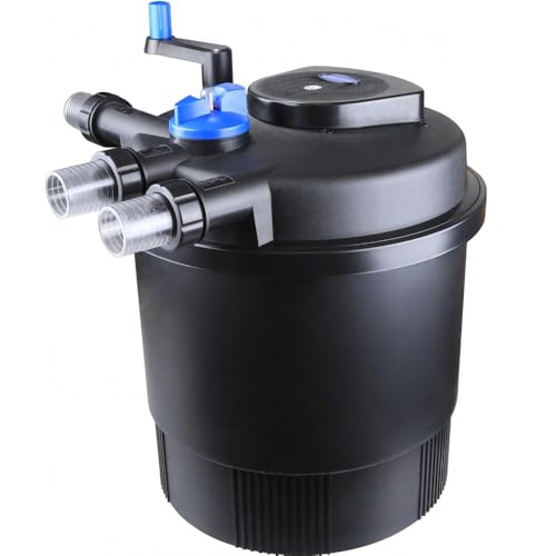 AquaOne Filtre de bassin sous pression CPF-20000 I Filtre de bassin pour bassins jusqu'à 40 000 litres I Filtre de bassin bio avec clarificateur UVC de 36 W...